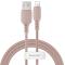 BASEUS BASEUS 1.2m Lightning Kabel 2.4A - Rosa