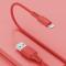 BASEUS BASEUS 1.2m Lightning Kabel 2.4A - Röd