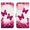  iPhone 14 Pro Fodral Med Tryck Rosa Fjäril