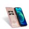 LC.IMEEKE LC.IMEEKE iPhone 14 Pro Fodral Flip Läder Roséguld