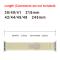 ColorPop Apple Watch 38/40/41/42 mm Armband Nylon Trail Loop Starlight