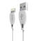 DUDAO Dudao 2m Lightning Kabel 2.4A - Vit