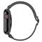  Nylon Armband Justerbart Apple Watch 42/44/45/46/49 mm Mörk Grå