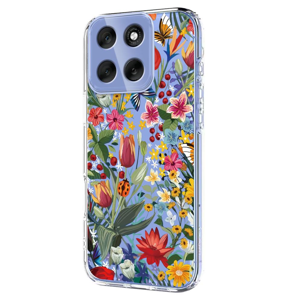  Motorola Moto G56 5G Skal Med Tryck Blommor