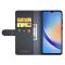  Samsung Galaxy A35 5G Fodral Premium Äkta Läder Svart