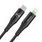 MCDODO Mcdodo 36W 1.2m USB-C - Lightning Kabel LED Svart