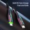 MCDODO Mcdodo 36W 1.2m USB-C - Lightning Kabel LED Svart