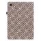  Samsung Galaxy Tab A7 Lite (2021) Fodral Vävd Textur Brun