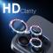 NORTHJO NORTHJO iPhone 15 Pro/Pro Max/14 Pro/Pro Max Linsskydd Strass 2-PACK Fade