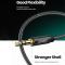 UGREEN UGREEN 25cm 3.5mm AUX Y-Splitter 1 Hane - 2 Hona Svart