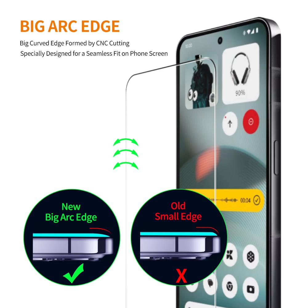 ENKAY ENKAY Nothing Phone 3a Lite 2-PACK Skärmskydd Härdat Glas