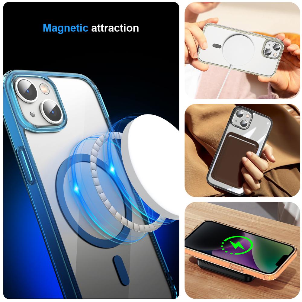 ColorPop ColorPop iPhone 14 Plus Skal CH MagSafe Transparent/Titanium
