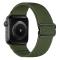  Nylon Armband Justerbart Apple Watch 42/44/45/46/49 mm Grön