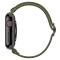  Nylon Armband Justerbart Apple Watch 42/44/45/46/49 mm Grön