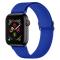  Nylon Armband Justerbart Apple Watch 42/44/45/46/49 mm Blå