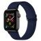  Nylon Armband Justerbart Apple Watch 42/44/45/46/49 mm Mörk Blå