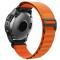  Klockarmband 26 mm Justerbart Nylon Orange