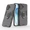  iPhone 16 Plus Skal Hybrid Armor Ring Svart