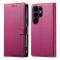  Samsung Galaxy S26 Ultra Plånboksfodral Läder Rosa