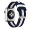  Nylon Armband Med Vertikal Design Apple Watch 42/44/45/46/49 mm