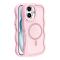  iPhone 16 Plus Skal MagSafe Wavy Matt Rosa