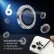 NORTHJO NORTHJO iPhone 15 Pro/Pro Max/14 Pro/Pro Max Linsskydd Strass 2-PACK