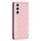 BINFEN BINFEN Galaxy S24 Fodral Diamond Flip Läder Rosa