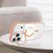  iPhone 17 Pro Max Skal MagSafe Kickstand Transparent / Orange