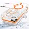  iPhone 17 Pro Max Skal MagSafe Kickstand Transparent / Orange