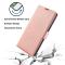  Motorola Edge 30 Neo 5G Fodral Slim Magnetisk Stängning Roséguld