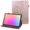  iPad Mini 2024/2021 Fodral Mandala Flower Case Stand Roséguld