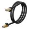 BASEUS Baseus 1m Cat7 RJ45 Nätverkskabel Svart