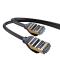 BASEUS Baseus 1m Cat7 RJ45 Nätverkskabel Svart