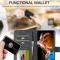 LC.IMEEKE LC.IMEEKE Samsung Galaxy S23 Fodral Läder Svart