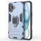  iPhone 16 Plus Skal Hybrid Armor Ring Blå