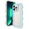  iPhone 15 Pro Skal Wavy Hybrid Transparent/Grön