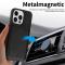  iPhone 15 Plus 2in1 Magnet Fodral Crazy Horse Svart