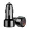 BASEUS BASEUS 45W 6A Billaddare med Type-C PD 4.0/QC 3.0 - Svart