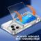  iPhone 16 Pro Max Skal Kickstand Med Kortfack Transparent