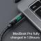 MCDODO Mcdodo 100W 1.2m USB-C - USB-C Snabbladdningskabel Svart