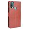  Motorola Moto E20 Fodral Crazy Horse Brun