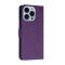  iPhone 14 Pro Fodral Tiger Tryck Lila