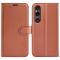  Sony Xperia 1 VI Fodral Litchi Läder Brun