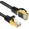  10m Cat8 40Gbps RJ45 UTP Nätverkskabel Svart