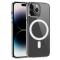  iPhone 15 Pro Skal MagSafe Akryl/TPU Transparent