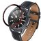  Bezel Skyddande Ring Galaxy Watch3 45mm - Svart/Röd