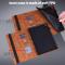  iPad Mini 2024/2021 Fodral Mandala Flower Case Stand Brun