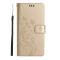 Google Pixel 10a Fodral Med Blommigt Tryck Guld