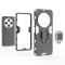  Xiaomi Redmi 14C Skal Hybrid Armor Ring Svart