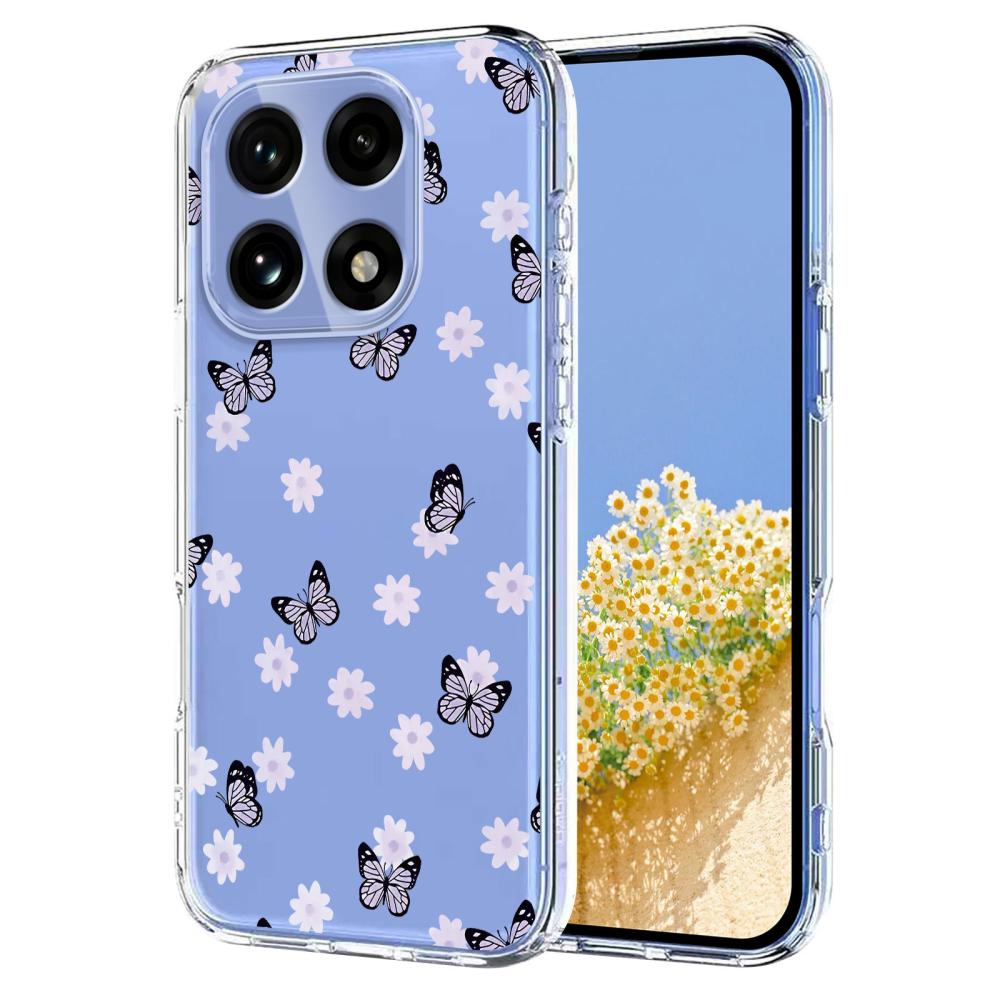  OnePlus 15 Skal TPU Med Tryck Fjärilar / Blommor